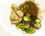 美味しすぎ♡キュウリと刻み昆布のごま和え作り方5写真