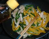 鶏肉de塩チンジャオロース作り方8写真