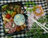 キャラ弁『MARVELツムツム』作り方6写真