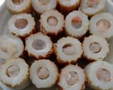 お弁当に♡竹輪でかさまし♡竹輪エビチリ♡作り方1写真