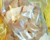 簡単　鶏むね肉のマヨポン炒め作り方1写真