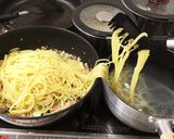 梅昆布茶で簡単和風オイルパスタ♪作り方4写真