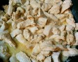簡単　鶏むね肉のマヨポン炒め作り方5写真