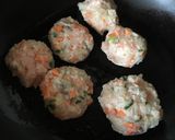 鶏ミンチの簡単つくねバーグ作り方4写真