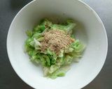 レンジで簡単☆キャベツの生姜胡麻和え。作り方4写真