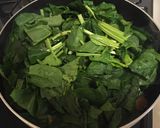 ほうれん草、厚揚げきのこの甘辛生姜炒め煮作り方6写真