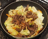 【大戸屋風】牛肉と野菜のコク旨炒め作り方5写真