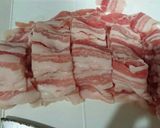揚げなすと豚肉の甘辛煮作り方2写真