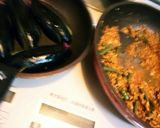 簡単★焼きナスドライカレー乗せ！作り方6写真