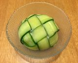 ポテサラのきゅうりの格子柄巻作り方6写真