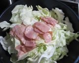キャベもやベーコンのカレー炒め作り方4写真