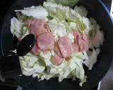 キャベもやベーコンのカレー炒め作り方5写真