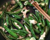 ししとうのおかかチーズ炒め作り方4写真