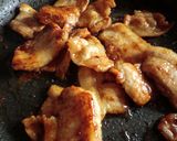 豚バラ甘辛酢焼き　息子のダイエット食作り方6写真