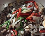 豚肉と野菜のナポリタン風作り方5写真