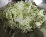 白梅酢と鰹節が決め手♪キャベツのサラダ作り方1写真