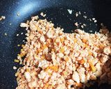 糖質OFF！おからと鶏ミンチでオムライス作り方2写真