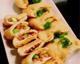 豆だらけ♪♪ダブル豆のチーズあげ焼き作り方5写真