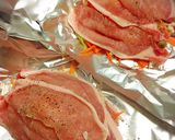 豚ロース薄切り肉のホイル焼作り方4写真