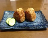 じゃこいり醤油バターの焼きおにぎり♡作り方5写真