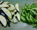 夏バテ防止☆茄子とゴーヤの味噌炒め！作り方1写真