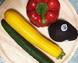 【お弁当用】彩り野菜作り方1写真