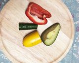 【お弁当用】彩り野菜作り方2写真