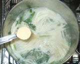 豚ひき肉・ニラの温かい簡単そーめん作り方6写真