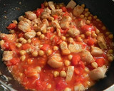 簡単★豚ロースとひよこ豆のトマト煮作り方5写真
