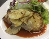フライパンでポークカツレツ作り方5写真