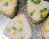 華やか♡白だしごま油香る枝豆コーンむすび作り方6写真