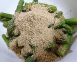 簡単★アレンジ【アスパラの胡麻和え】♪作り方5写真