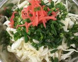 鶏ひき肉でお好み焼き♡作り方2写真