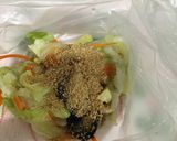 キャベツの簡単海苔の佃煮和え作り方3写真