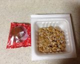 甘梅と納豆の玄米チャーハン作り方1写真