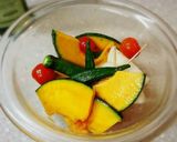 鶏もも肉と野菜のグリル焼き夏サラダ作り方4写真