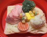 お一人様☆彩り野菜と豚バラの蒸しうどん作り方1写真