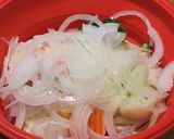 お一人様☆彩り野菜と豚バラの蒸しうどん作り方5写真