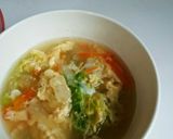 子供と食べるかきたまスープ！作り方5写真