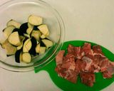 ご飯がすすむ★鶏肉と茄子の甘辛煮作り方1写真