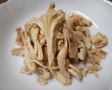 簡単★鶏と玉ねぎと青じそのゴマポン和え作り方5写真