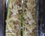 ズッキーニとスパムの丸ごとチーズ焼き作り方3写真