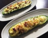 ズッキーニとスパムの丸ごとチーズ焼き作り方4写真