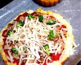小麦粉なし低糖質！チーズ卵のなまり節ピザ作り方5写真
