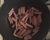 ズッキーニとスパムのうま塩炒め！作り方2写真