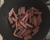 ズッキーニとスパムのうま塩炒め！作り方2写真