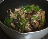 干し椎茸と万願寺とうがらしとツナの煮物作り方5写真