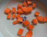 鶏肉と彩り野菜のゼリー寄せ♡七夕に☆作り方4写真