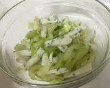 セロリとさつま揚げの酢の物作り方3写真
