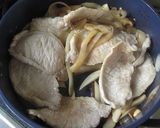 豚肉ソテーきのこケチャップソース作り方4写真